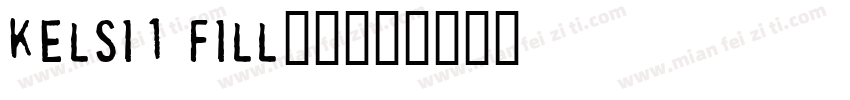 kelsi1 fill字体字体转换